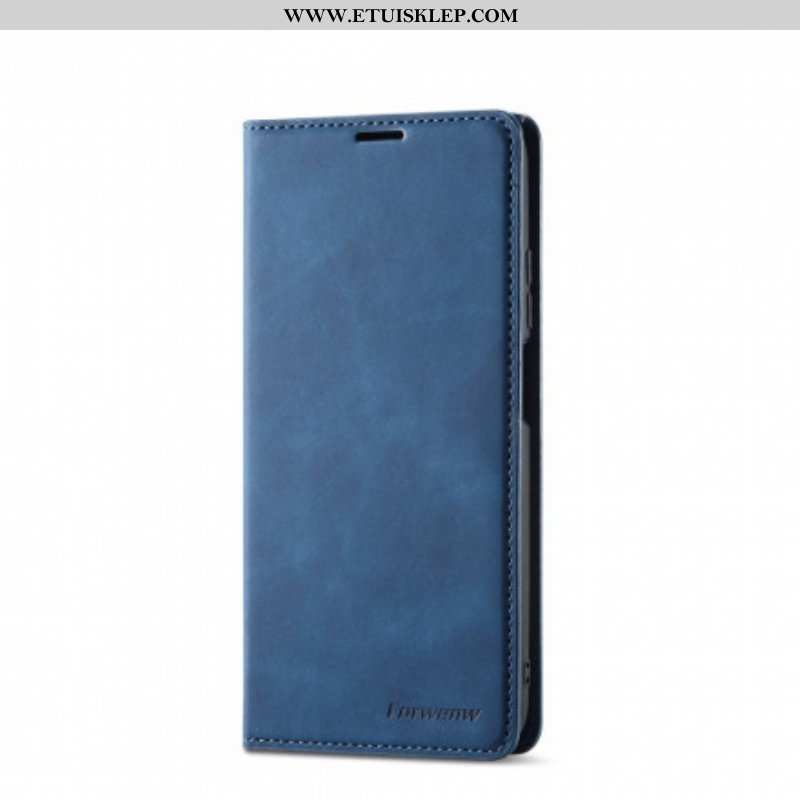 Etui Na Telefon do Poco M3 Etui Folio Forwenw Efekt Skóry